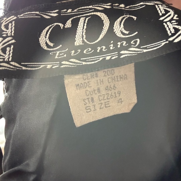 Vintage Black Cherry Velvet Dress - Picture 7 of 7